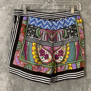 Ettitwa by Anthropologie multicolor artsy boho shorts women’s sz. small pockets